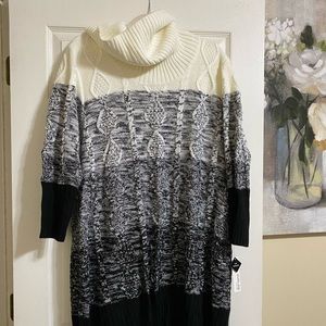 New with tags sweater dress 3x studio one New York